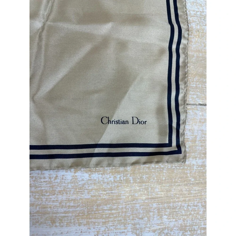 Christian Dior Silk Scarf 18x18